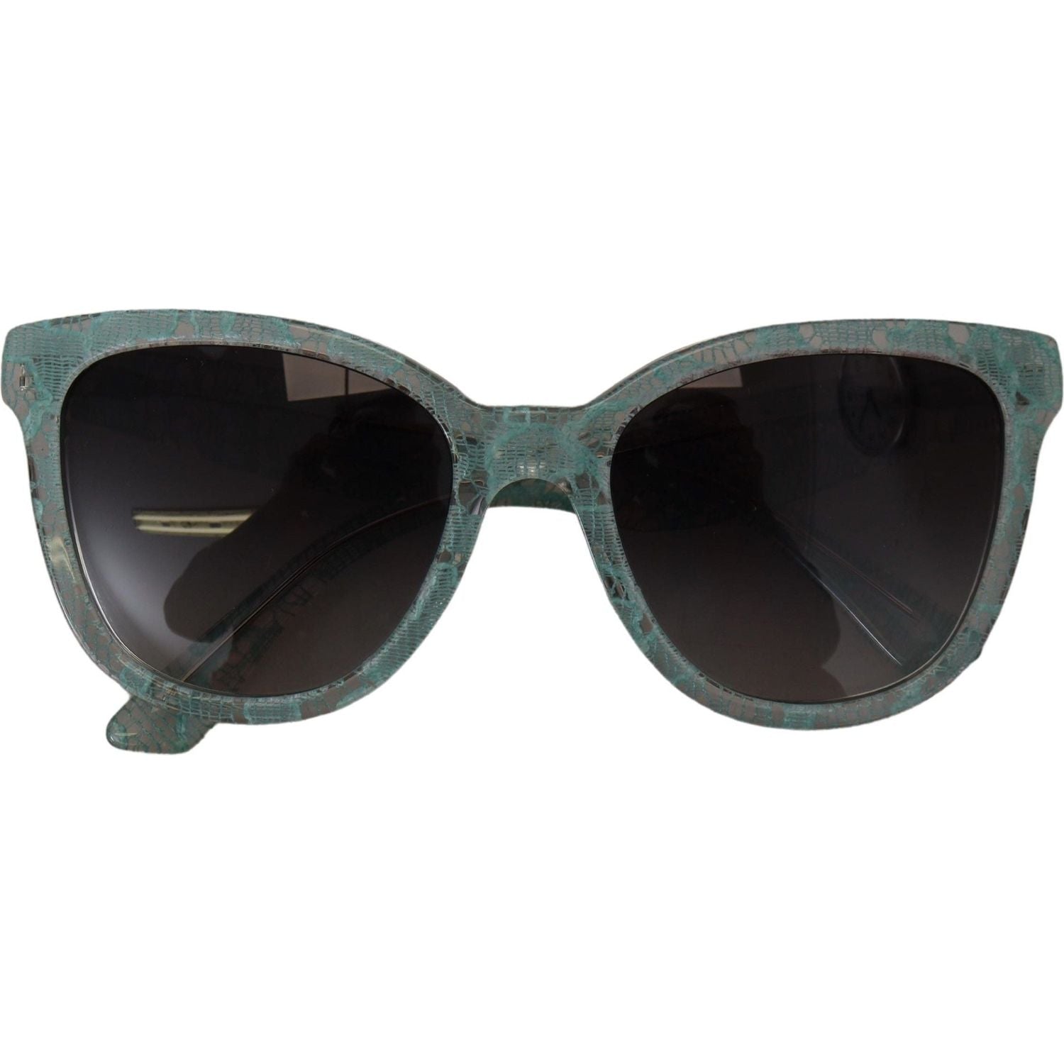 Dolce & Gabbana Blue Lace Acetate Crystal Round DG4190 Sunglasses