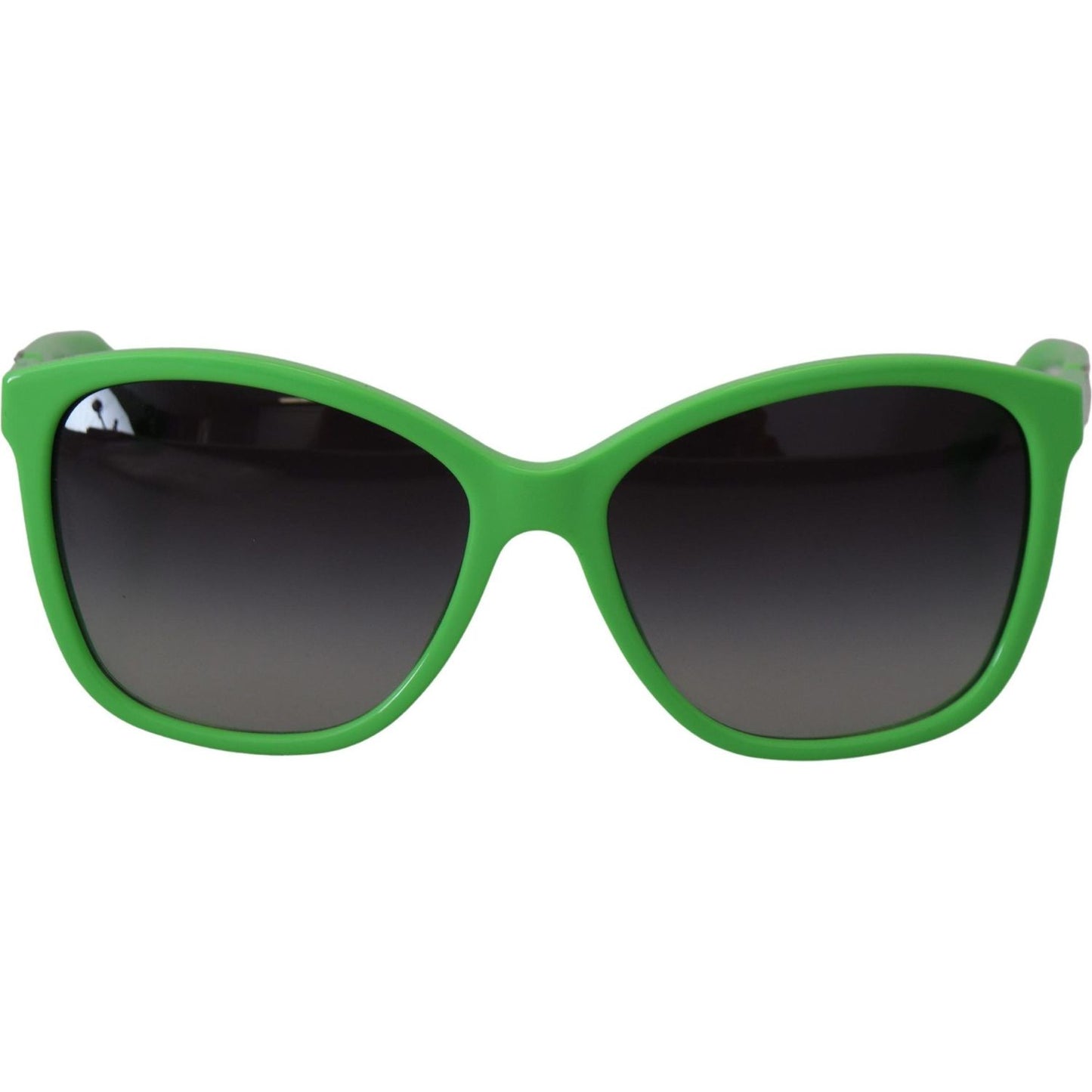 Dolce & Gabbana Chic Green Acetate Round Sunglasses Dolce & Gabbana