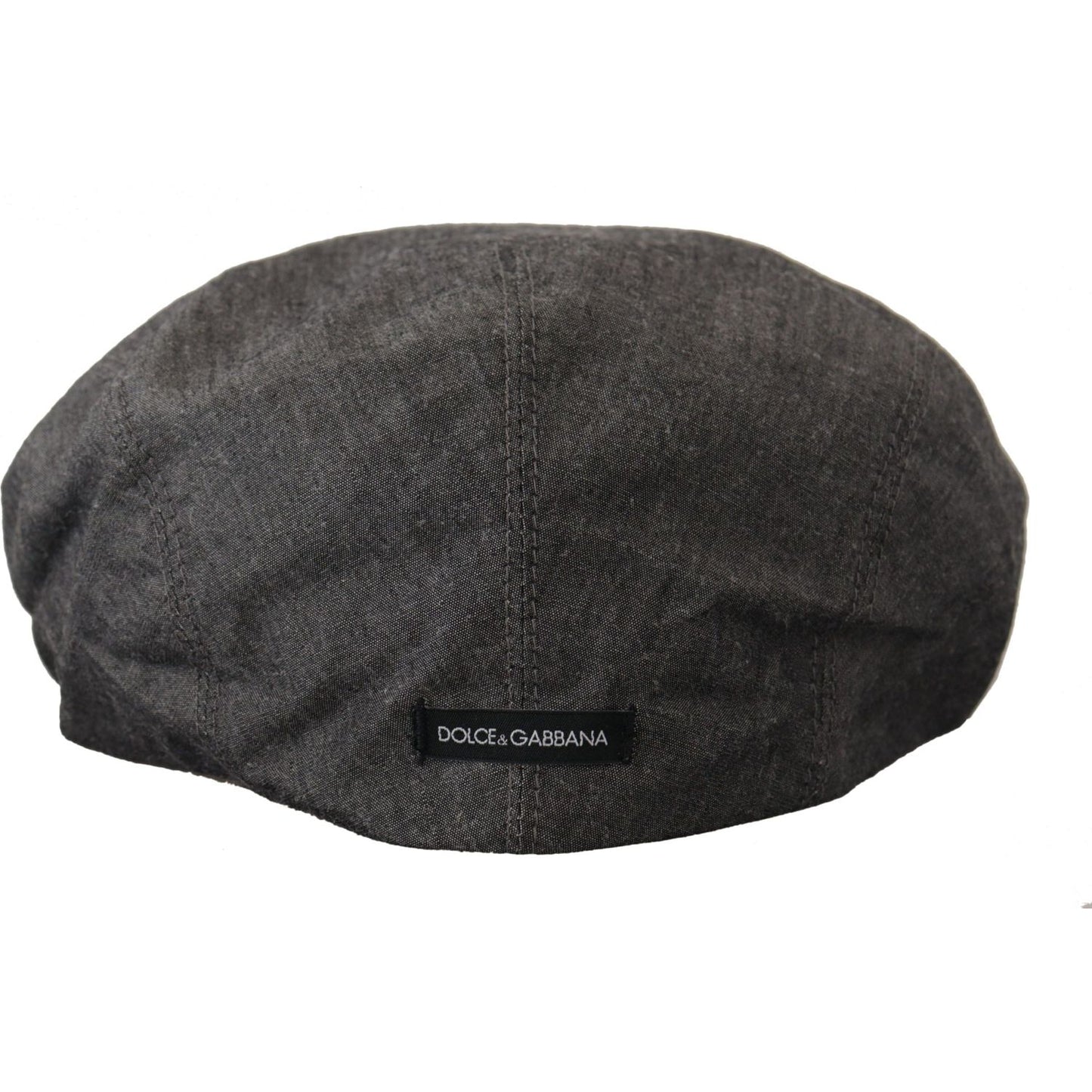 Dolce & Gabbana Elegant Gray Newsboy Hat Dolce & Gabbana