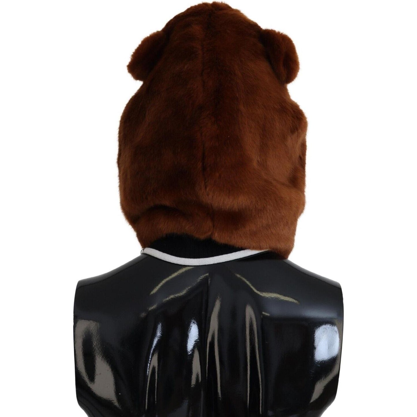 Dolce & Gabbana Elegant Whole Head Hat in Refined Brown Hue Dolce & Gabbana