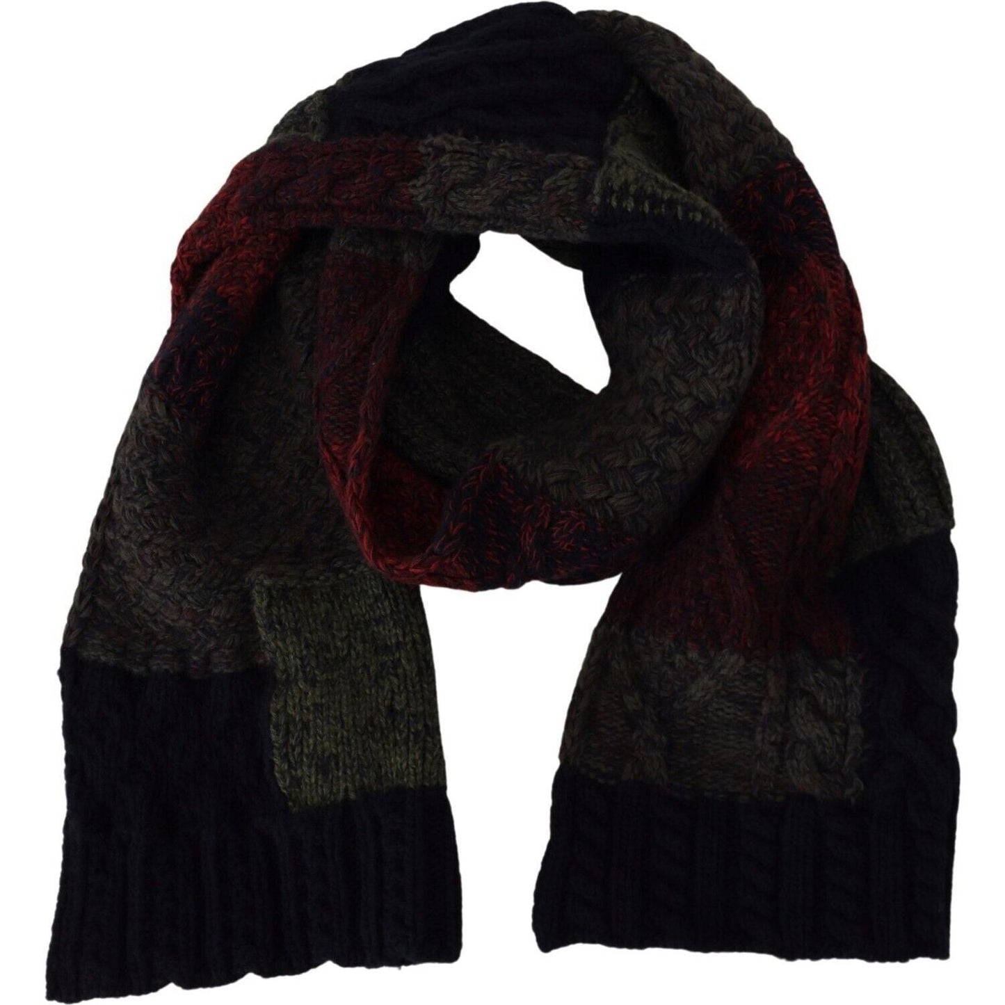 Dolce & Gabbana Elegant Wool-Cashmere Men's Scarf Dolce & Gabbana