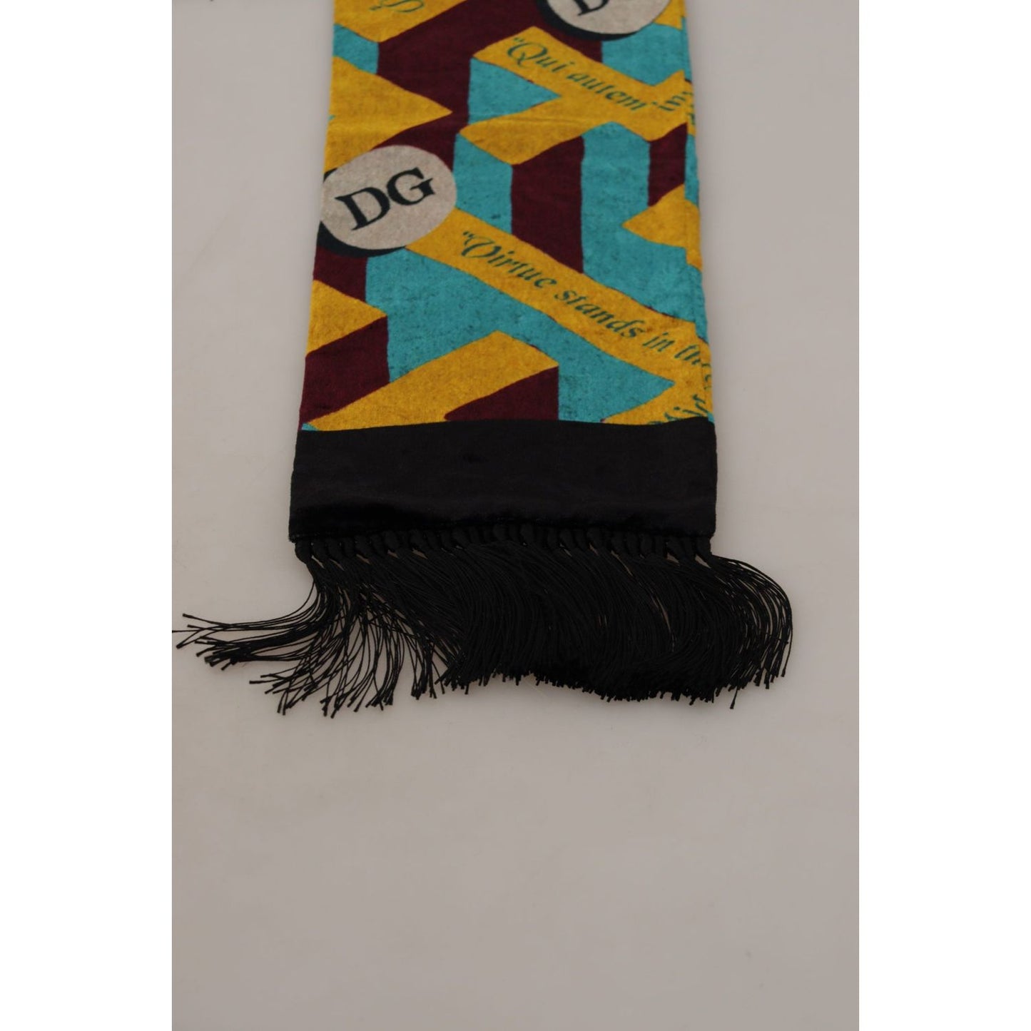 Dolce & Gabbana Elegant Multicolor Silk Blend Men's Scarf Dolce & Gabbana