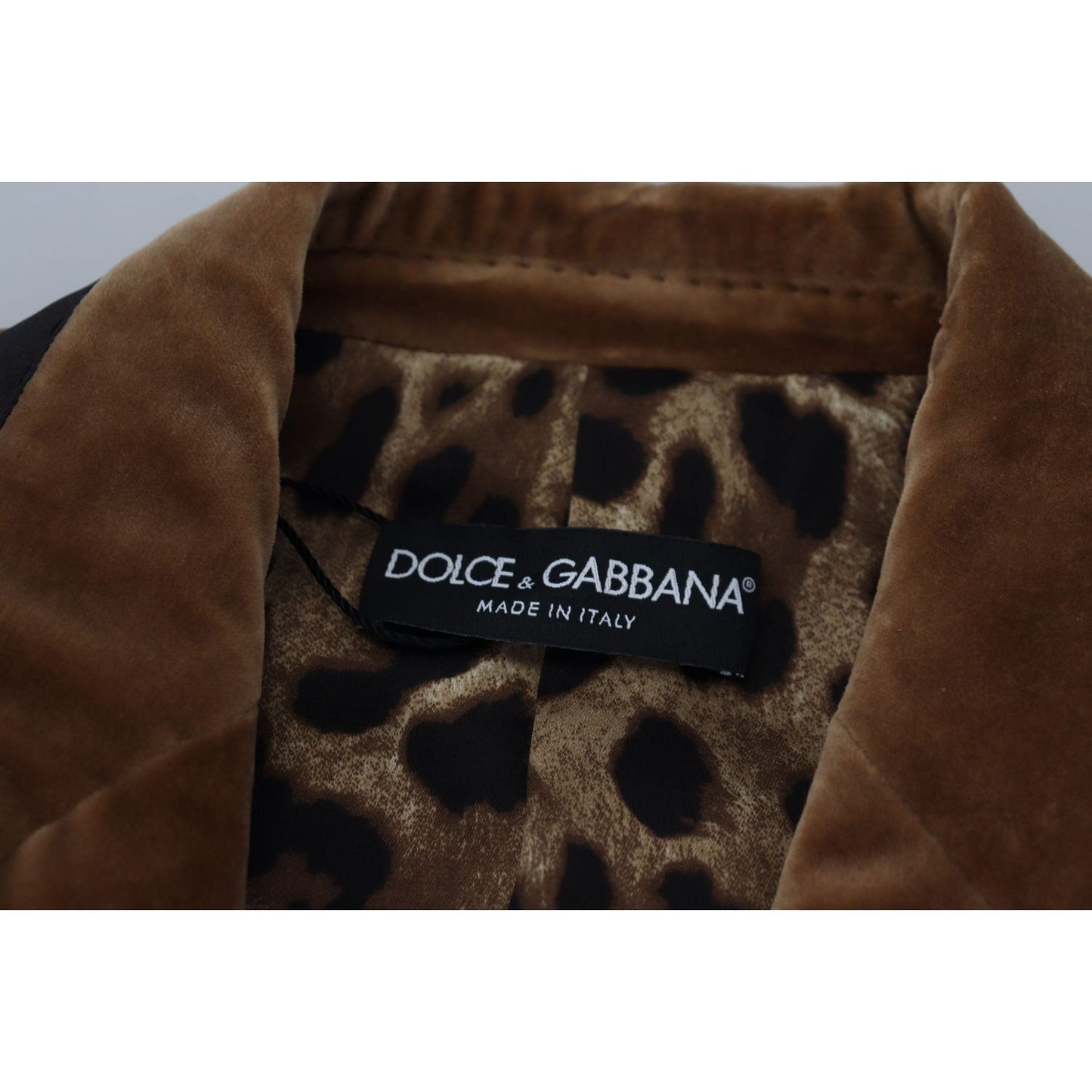 Dolce & Gabbana Elegant Double Breasted Brown Blazer Jacket Dolce & Gabbana