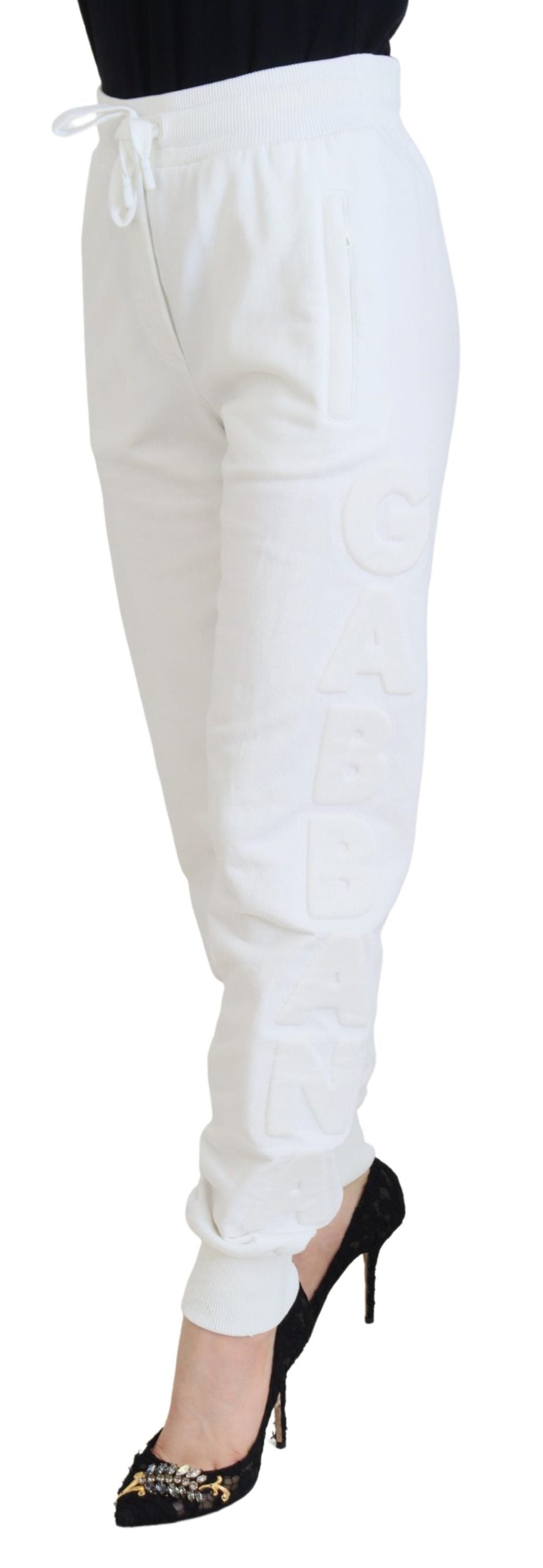 Dolce & Gabbana Elegant White Cotton Trousers Dolce & Gabbana