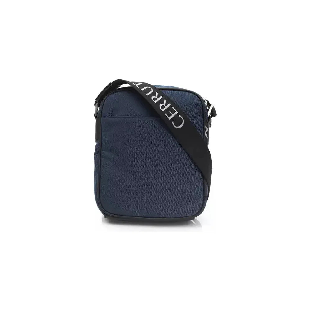 Cerruti 1881 Blue Nylon Men Messenger Bag Cerruti 1881