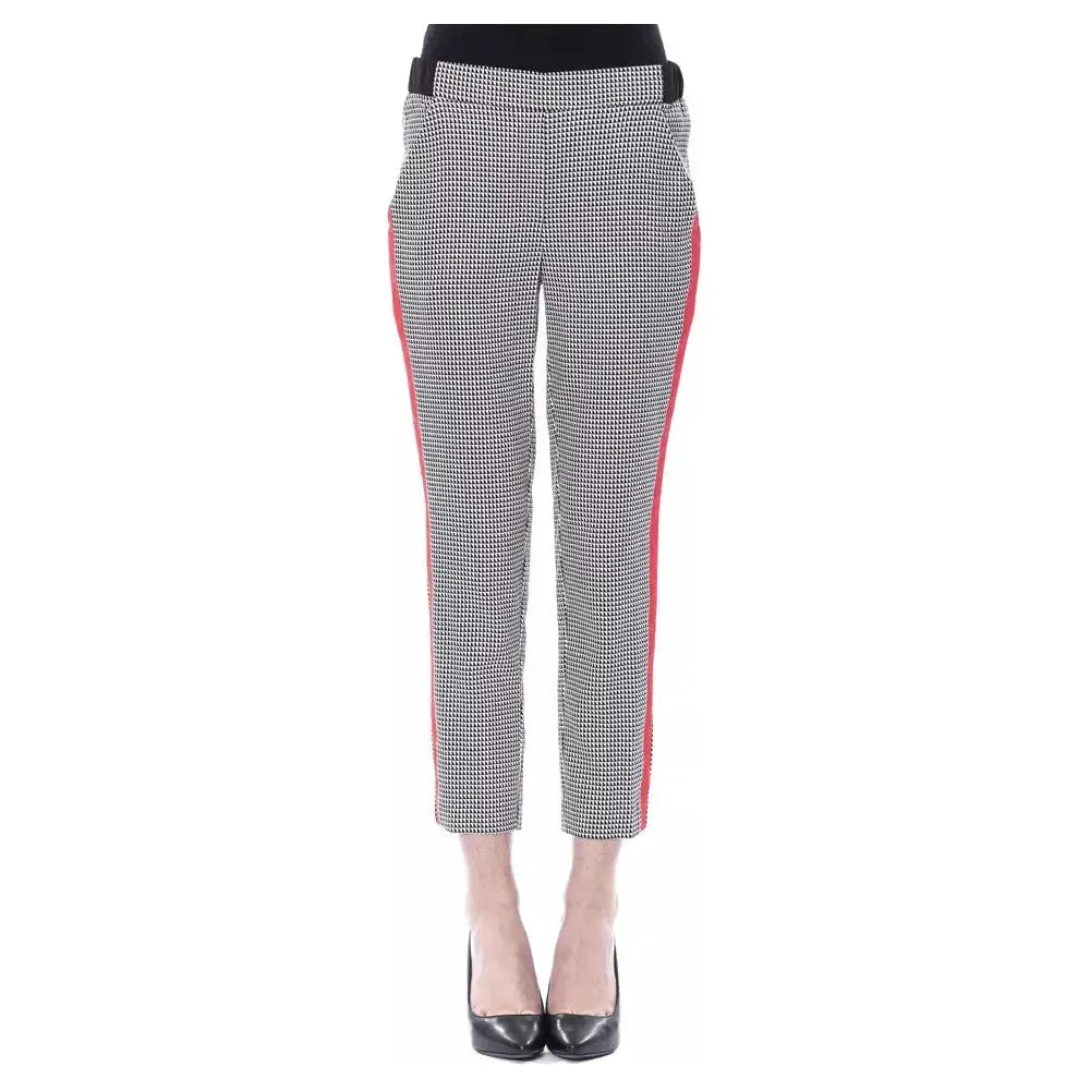 BYBLOS Black Viscose Women Pants BYBLOS