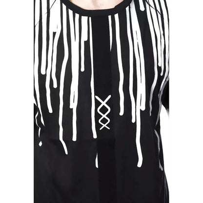 Nicolo Tonetto Black Cotton Men T-Shirt