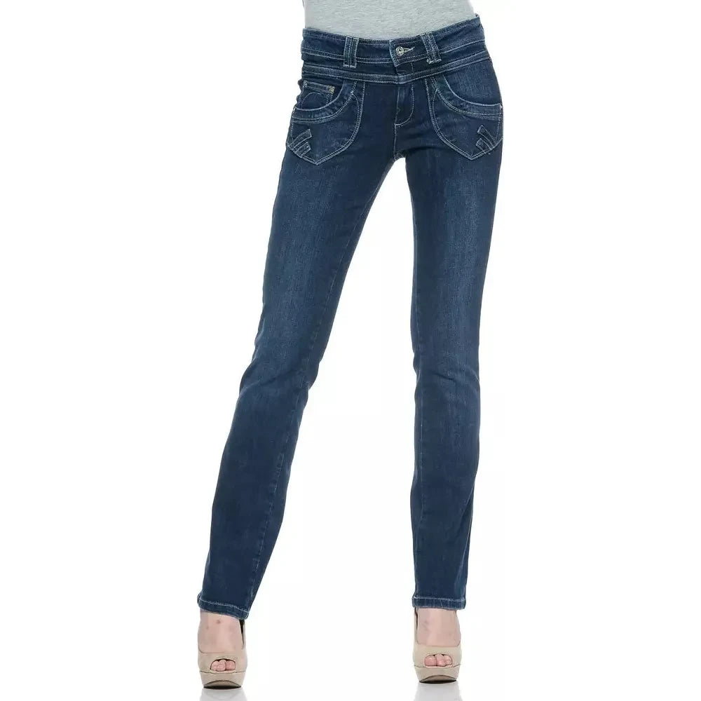 Ungaro Fever Blue Cotton Women Jeans Ungaro Fever