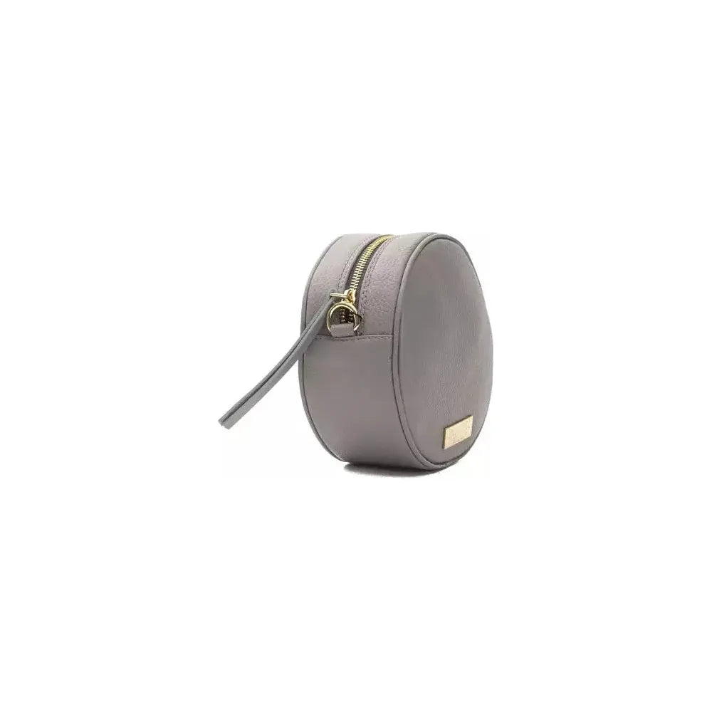Pompei Donatella Gray Leather Women Crossbody Bag Crossbody Bag Pompei Donatella Slate Gray