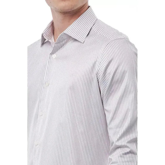 Bagutta White Cotton Men Shirt Bagutta