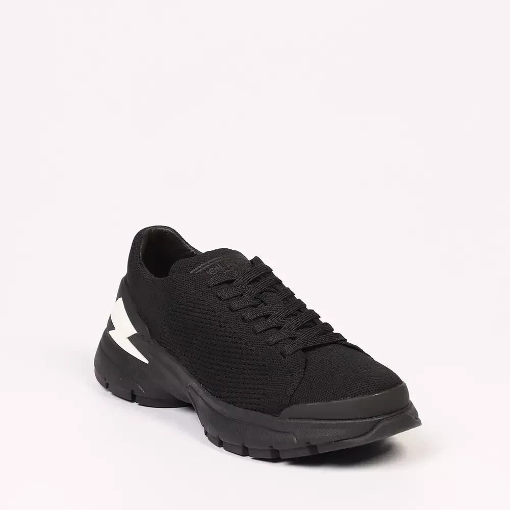 Neil Barrett Black Textile Men Sneaker Neil Barrett