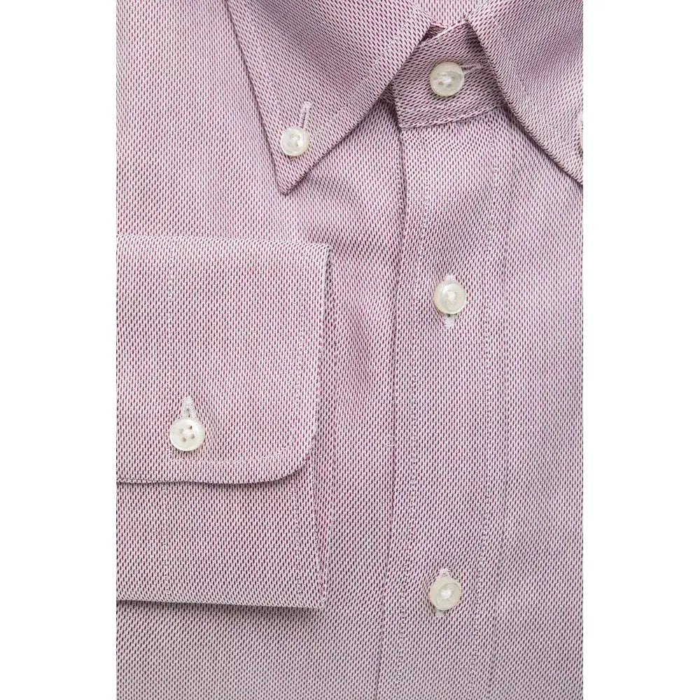 Robert Friedman Red Cotton Men's Shirt