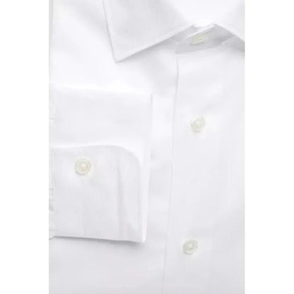 Robert Friedman White Cotton Men Shirt