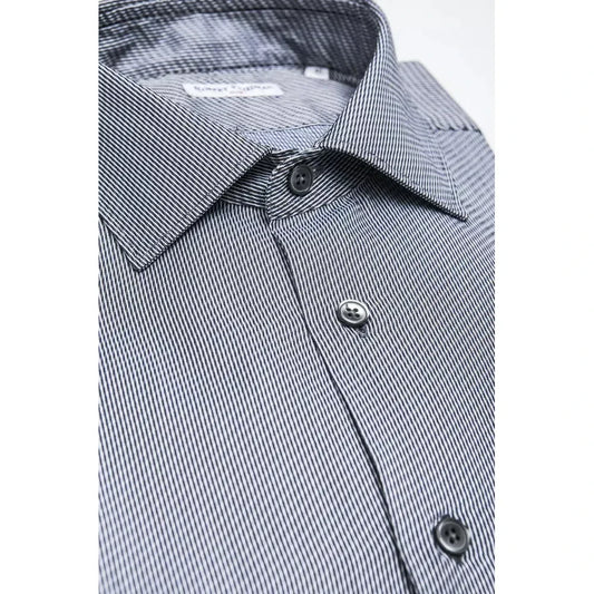 Robert Friedman Blue Cotton Men's Shirt Robert Friedman