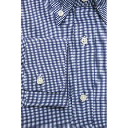 Robert Friedman Blue Cotton Men's Shirt