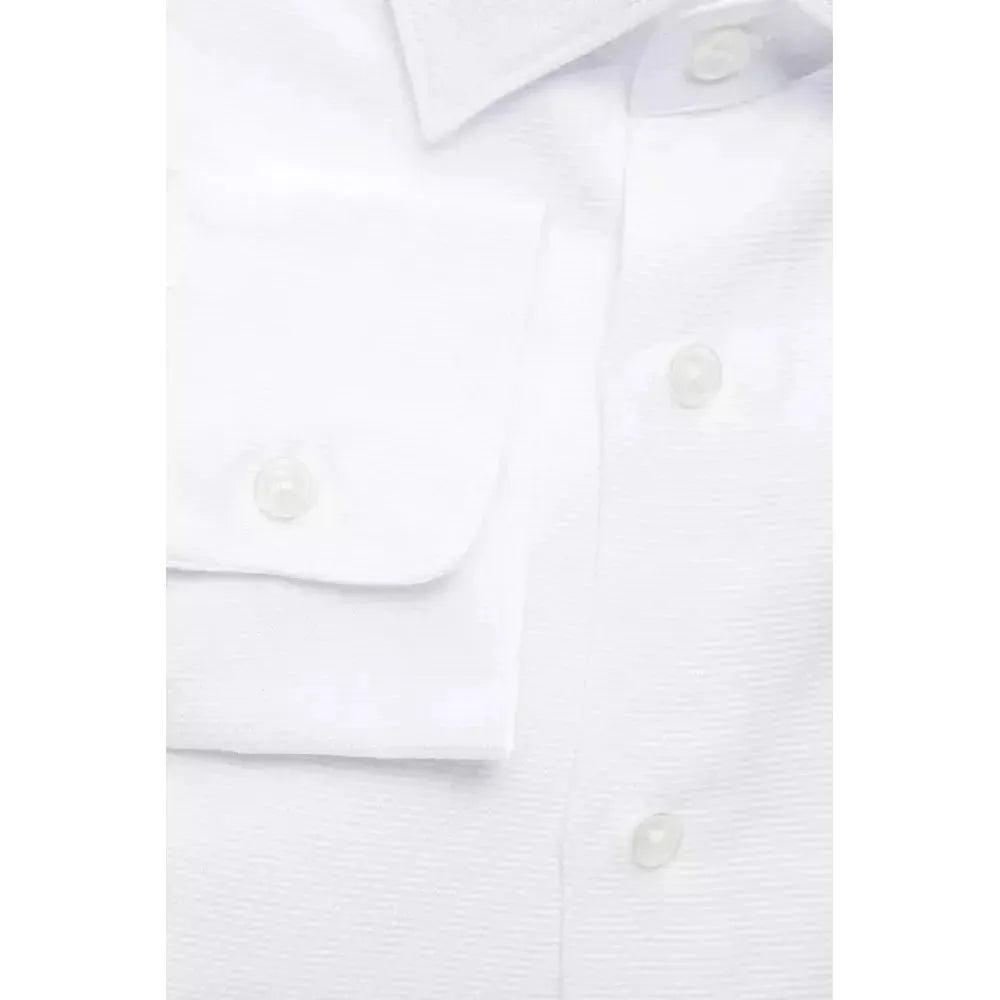 Robert Friedman White Cotton Men's Shirt