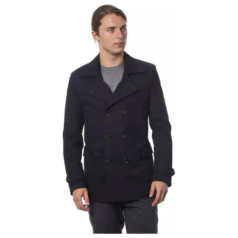 Verri Blue Cotton Men's Blazer