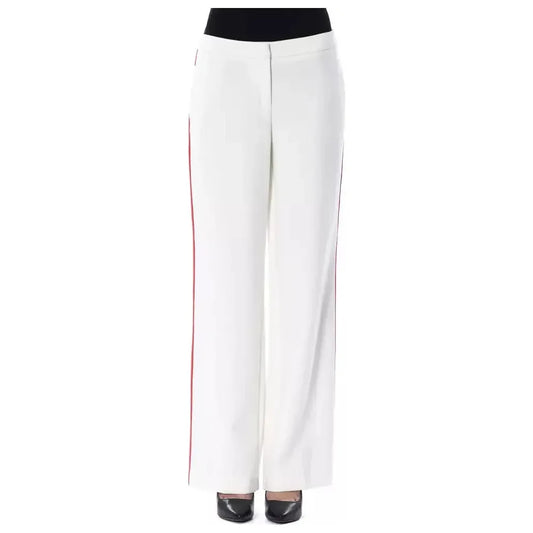 BYBLOS White Polyester Women Pants
