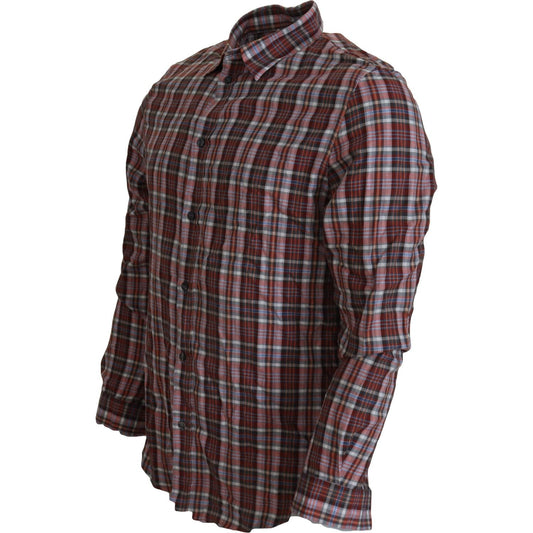 GF Ferre Multicolor Cotton Casual Men's Shirt GF Ferre