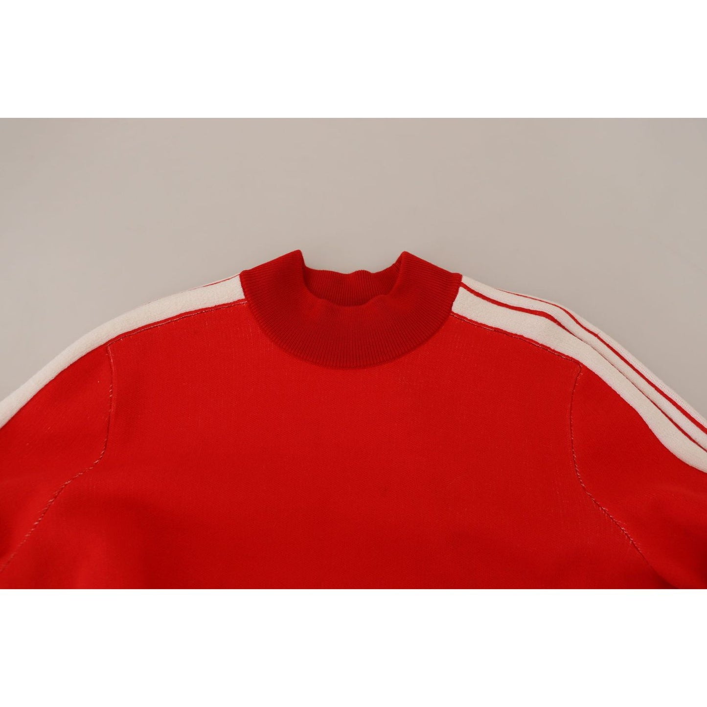 GCDS Elegant Red Pullover Sweater for Men GCDS