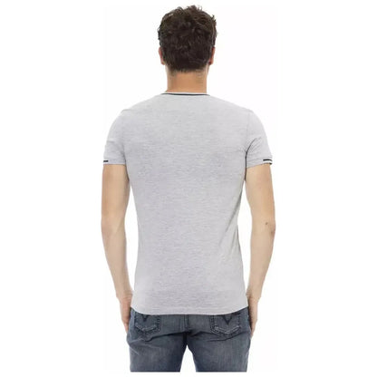Trussardi Action Gray Cotton Men's T-Shirt