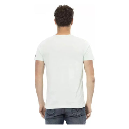 Trussardi Action "Light Blue Cotton Men's T-Shirt"
