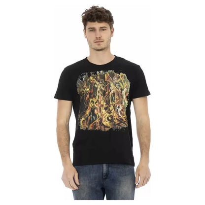 Trussardi Action Black Cotton Men's T-Shirt