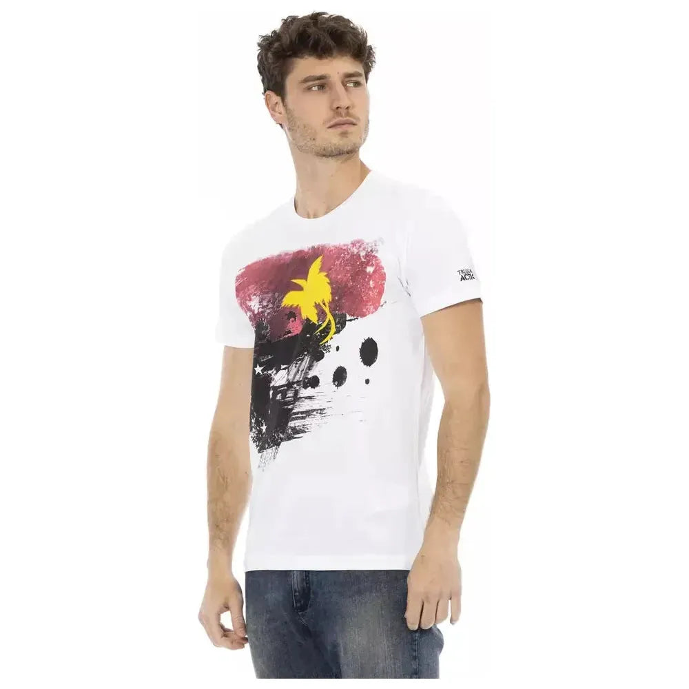 Trussardi Action White Cotton Men's T-Shirt