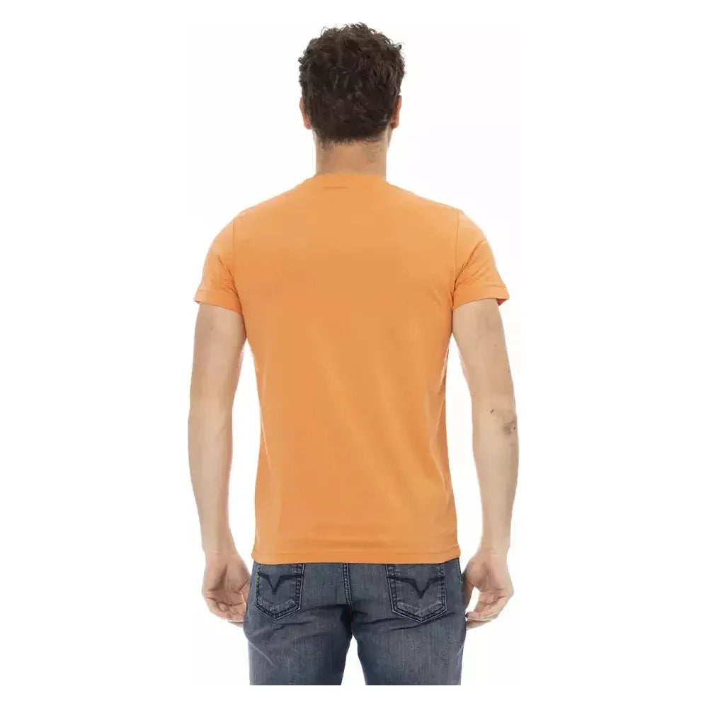Trussardi Action Orange Cotton Men's T-Shirt