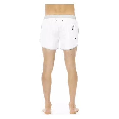 Bikkembergs White Polyester Men's Swim Short