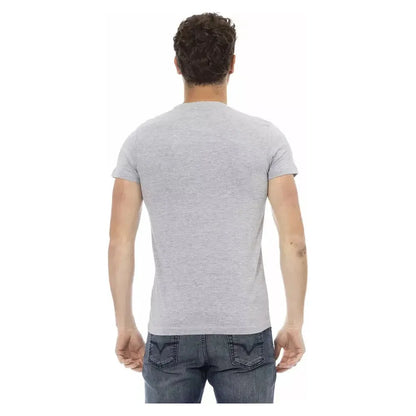 Trussardi Action Gray Cotton Men's T-Shirt