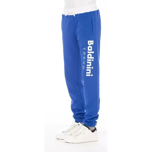 Baldinini Trend Blue Cotton Men's Pant Baldinini Trend