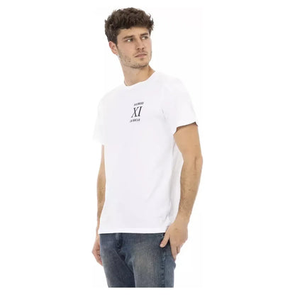 Bikkembergs White Cotton T-Shirt Bikkembergs