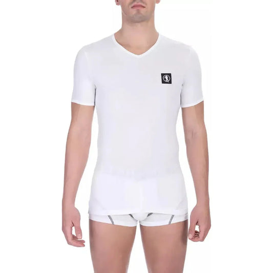 Bikkembergs White Cotton Men's T-Shirt Pack Bikkembergs