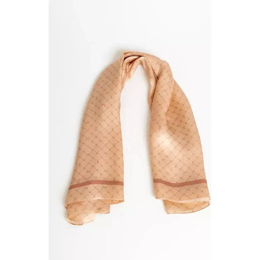 Trussardi Pink Silk Women Scarf Scarf Trussardi