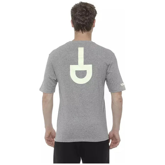 Tond Gray Cotton Men TShirt Tond