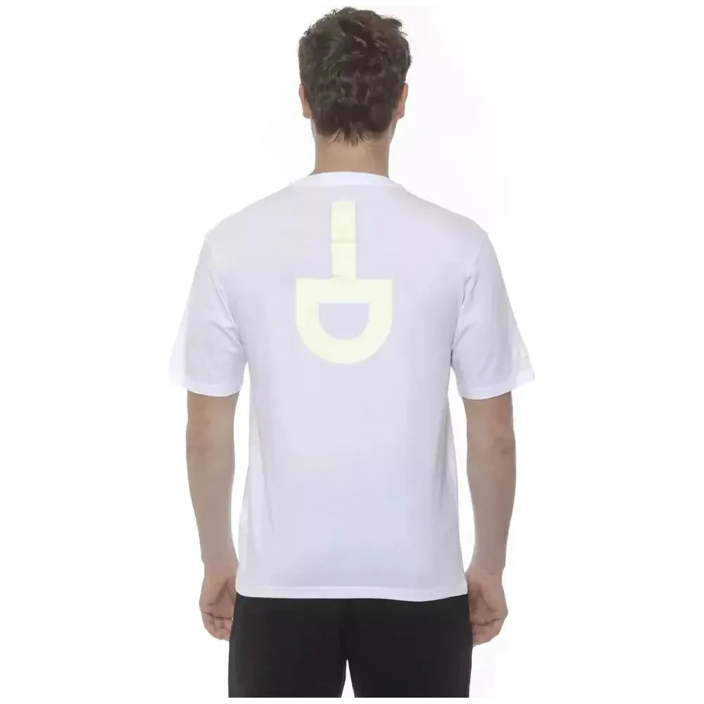 Tond White Cotton Men T-Shirt