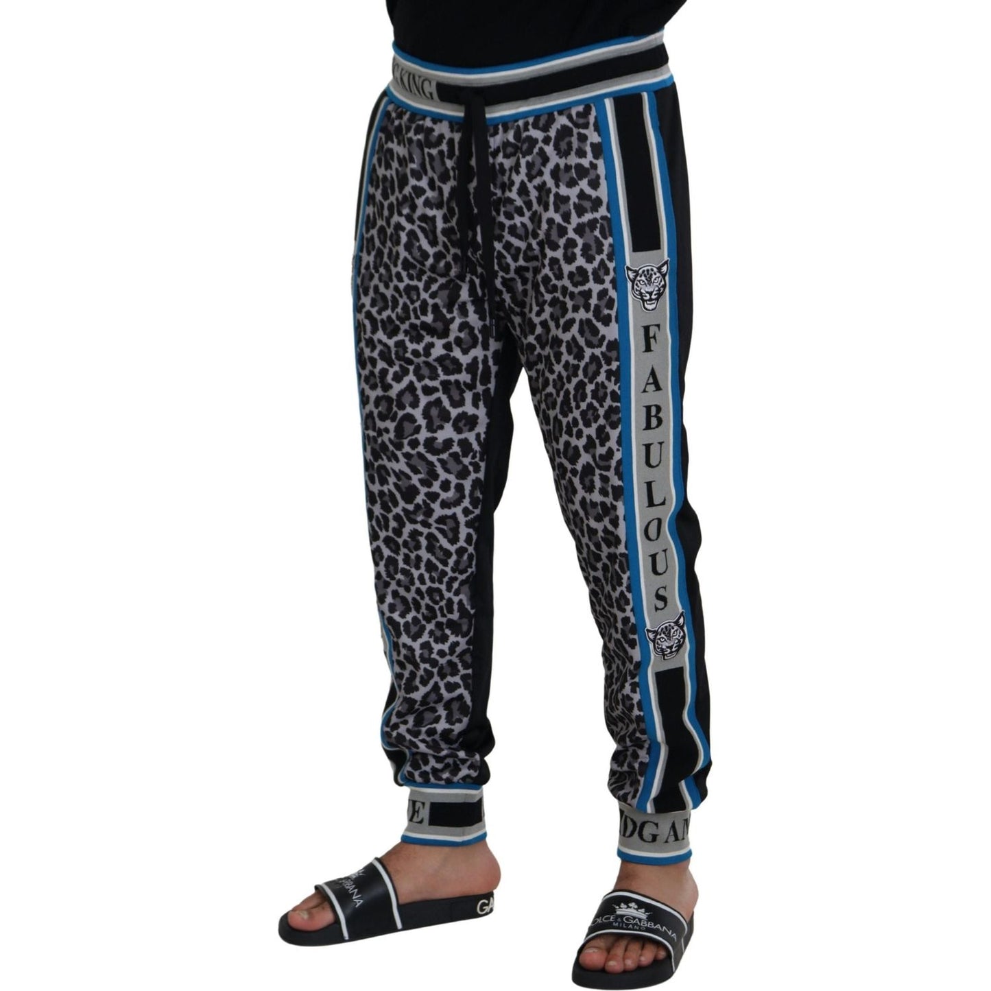 Dolce & Gabbana Chic Multicolor Jogger Pants Dolce & Gabbana