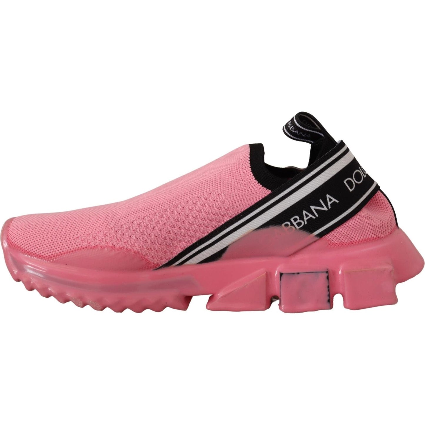 Dolce & Gabbana Chic Pink Sorrento Slip-On Sneakers Dolce & Gabbana Pale Violet Red