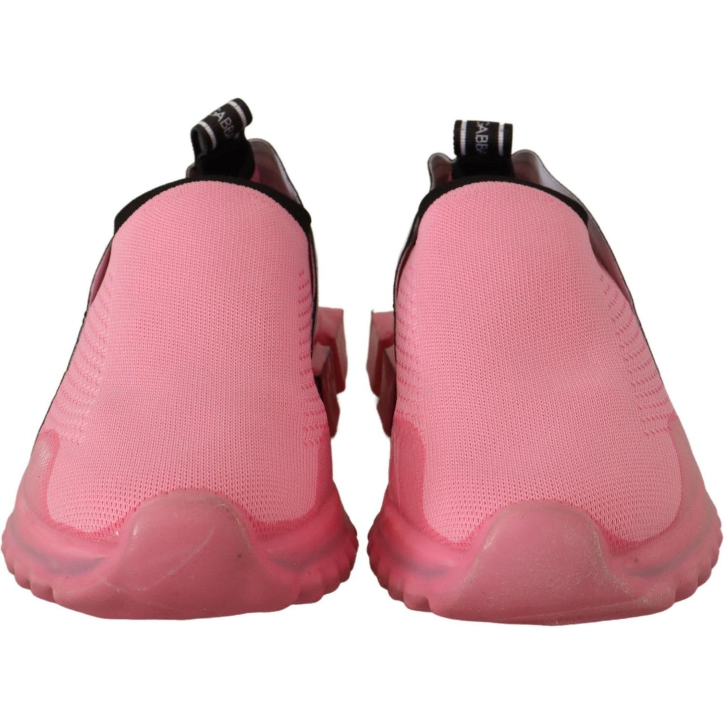 Dolce & Gabbana Chic Pink Sorrento Slip-On Sneakers Dolce & Gabbana Pale Violet Red