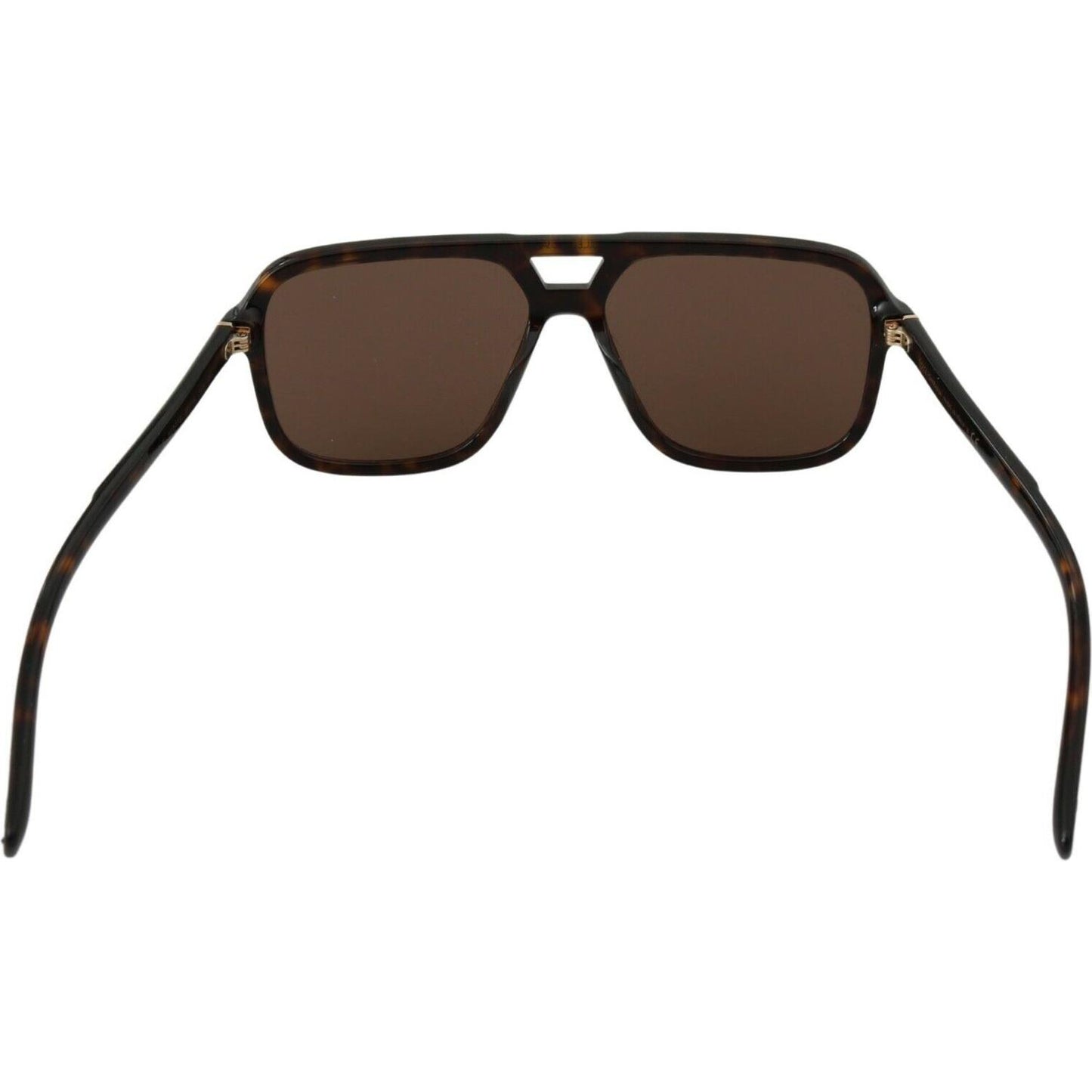 Dolce & Gabbana Elegant Brown Patterned Men's Sunglasses Dolce & Gabbana