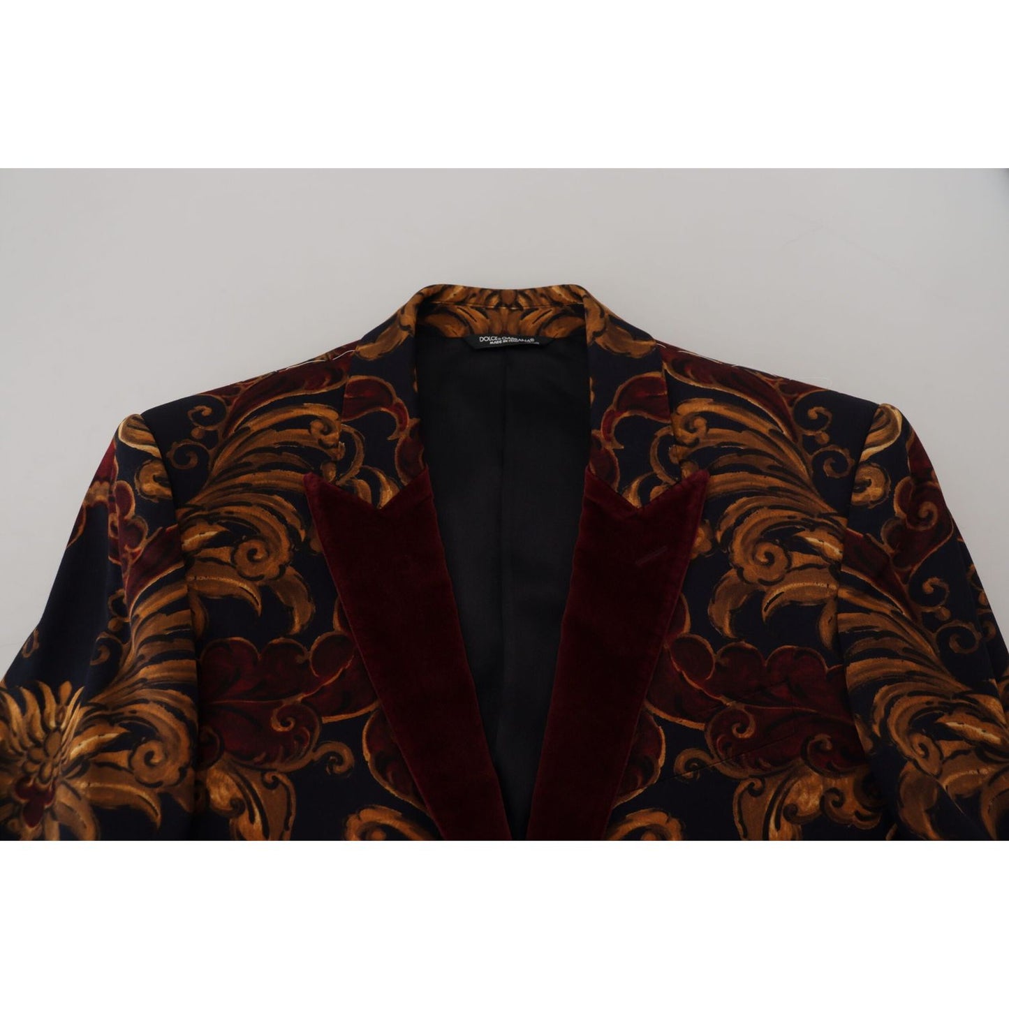 Dolce & Gabbana Elegant Multicolor Wool Blend Blazer Dolce & Gabbana