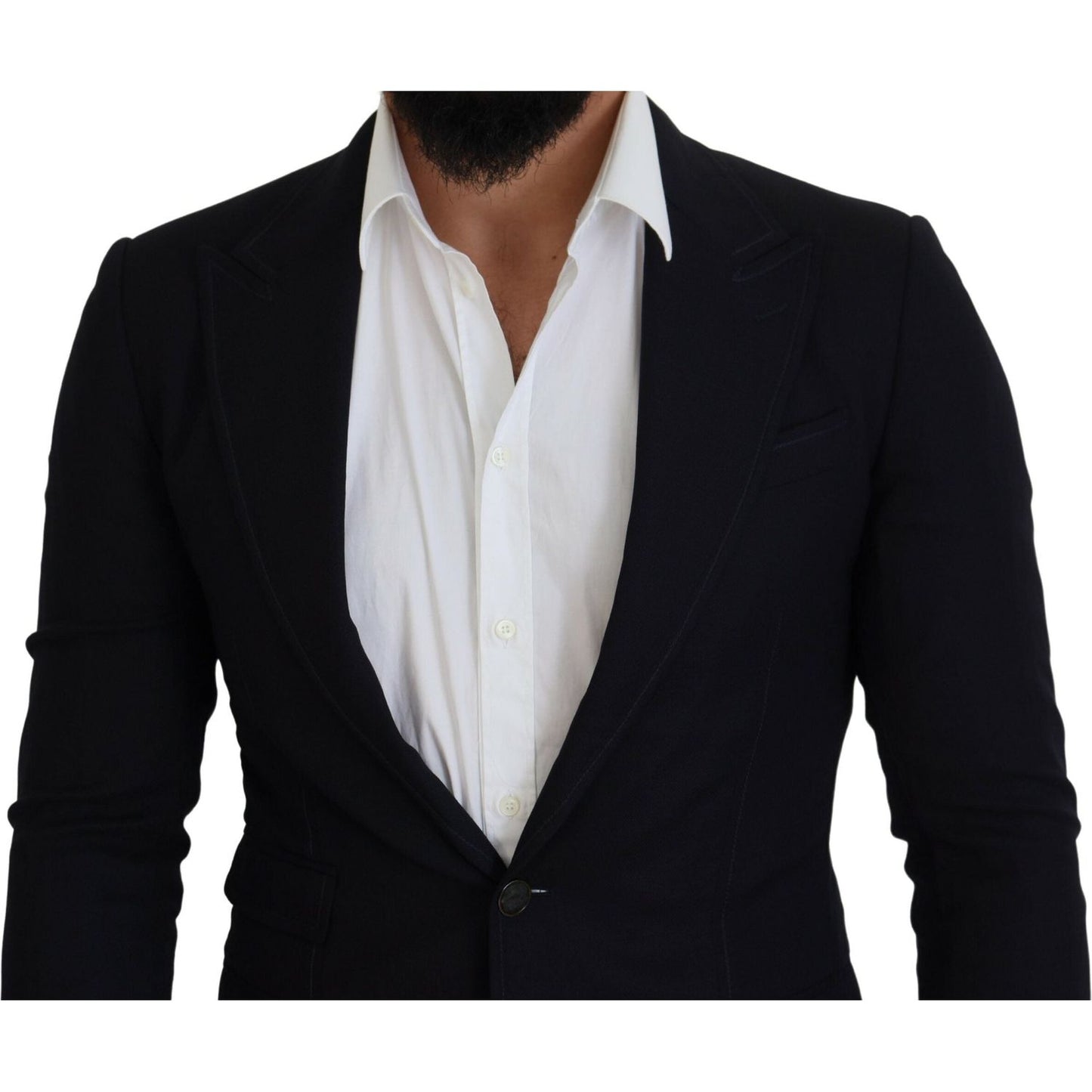 Dolce & Gabbana Elegant Black Single-Breasted Blazer Dolce & Gabbana