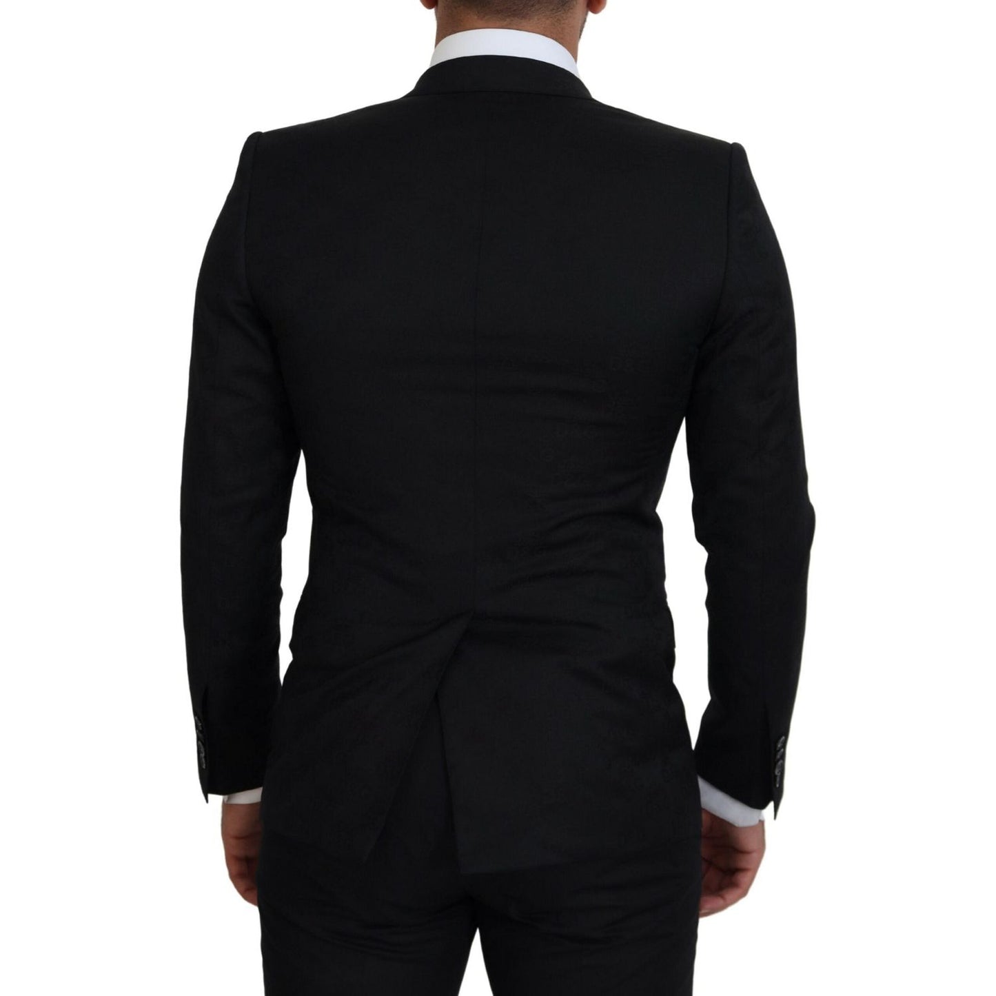 Dolce & Gabbana Elegant Martini Style Black Formal Blazer Dolce & Gabbana