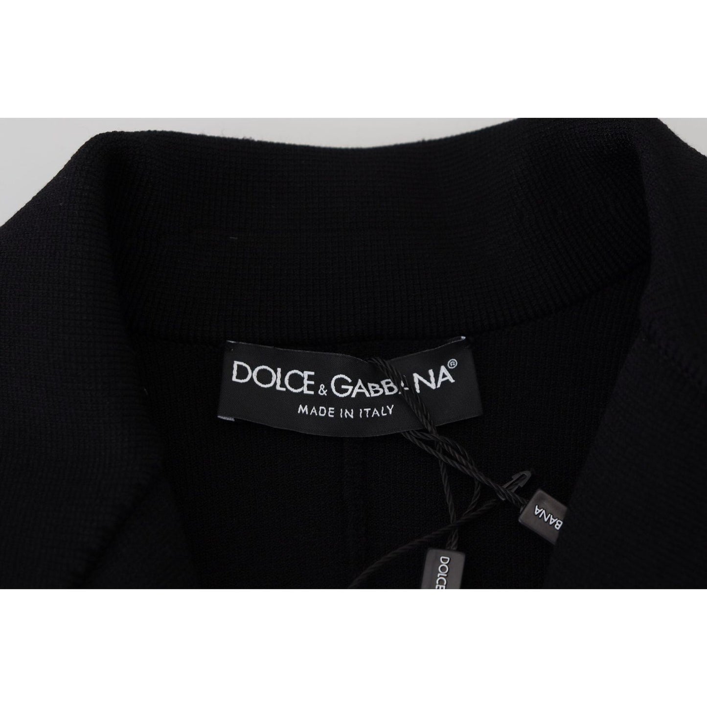 Dolce & Gabbana Elegant Black Long Sleeve Jacket Dolce & Gabbana