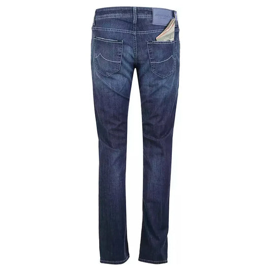 Jacob Cohen Elegant Light Blue Stretch Jeans Jacob Cohen