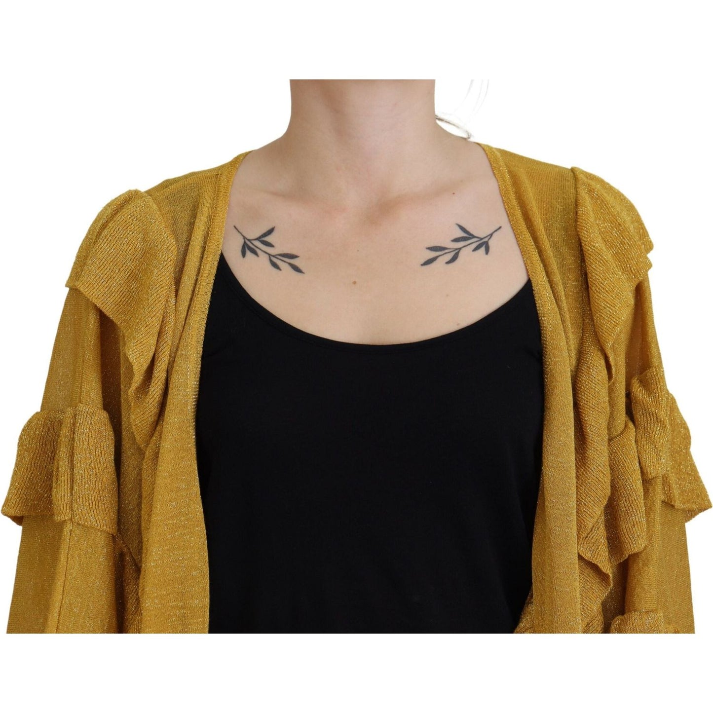 Aniye By Elegant Gold Cardigan Sweater Aniye By