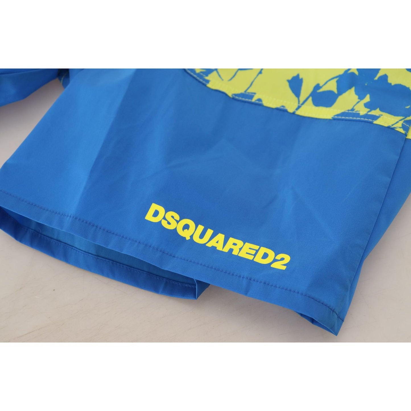 Dsquared² Exquisite Blue Green Swim Shorts Boxer Dsquared²