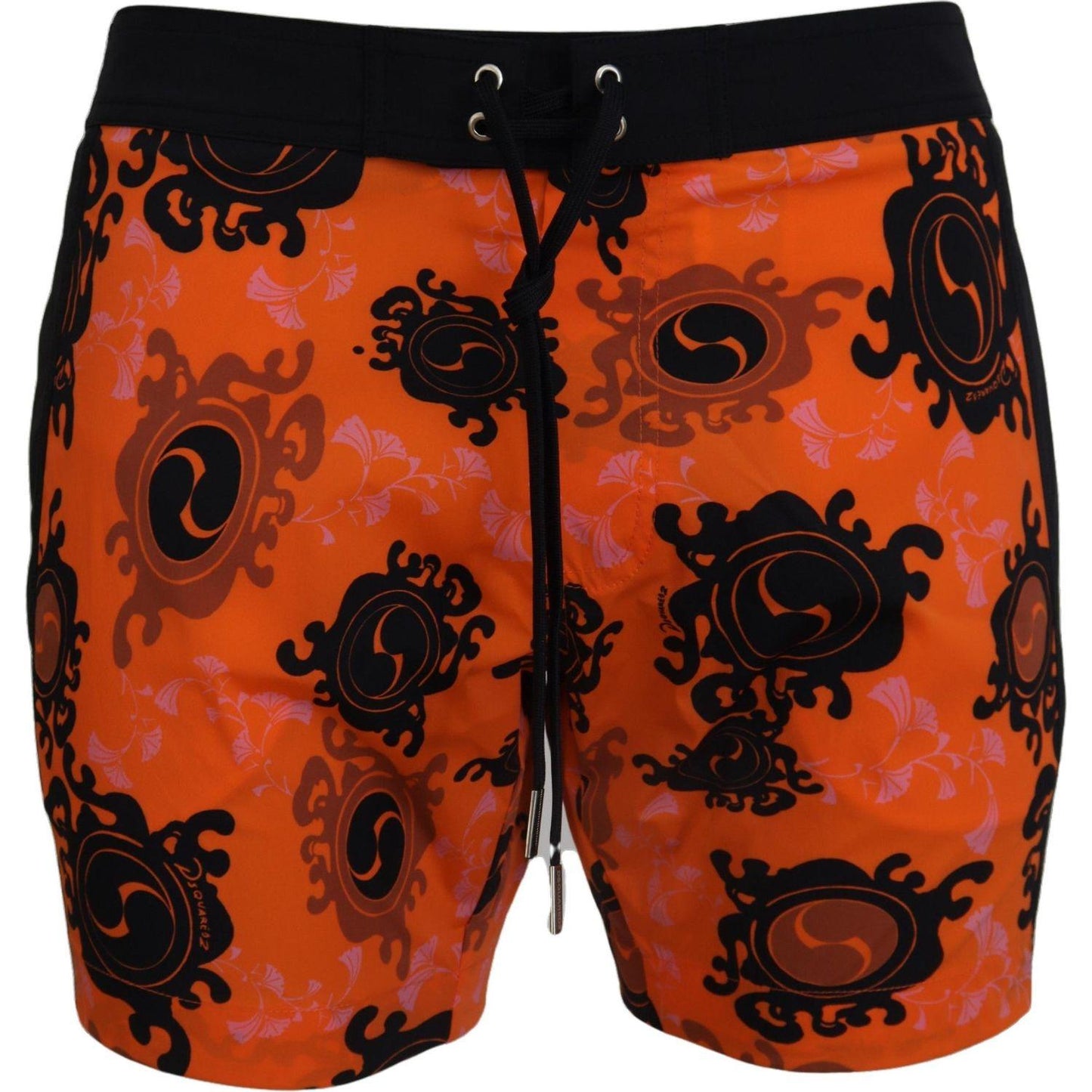 Dsquared² Chic Orange Swim Shorts Boxer for Men Dsquared²