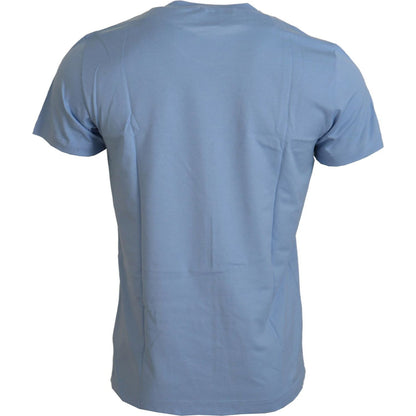 Dolce & Gabbana Light Blue Happy New Year 2017 Cotton T-shirt